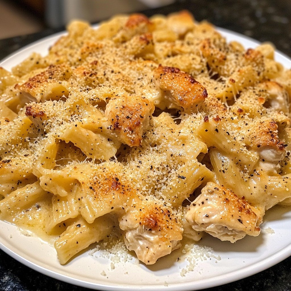 Easy Parmesan Chicken Pasta