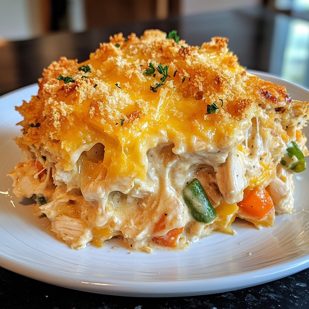Creamy Low Carb Chicken Casserole