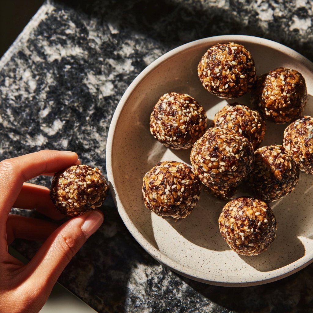 Protein Balls with Flax Seeds