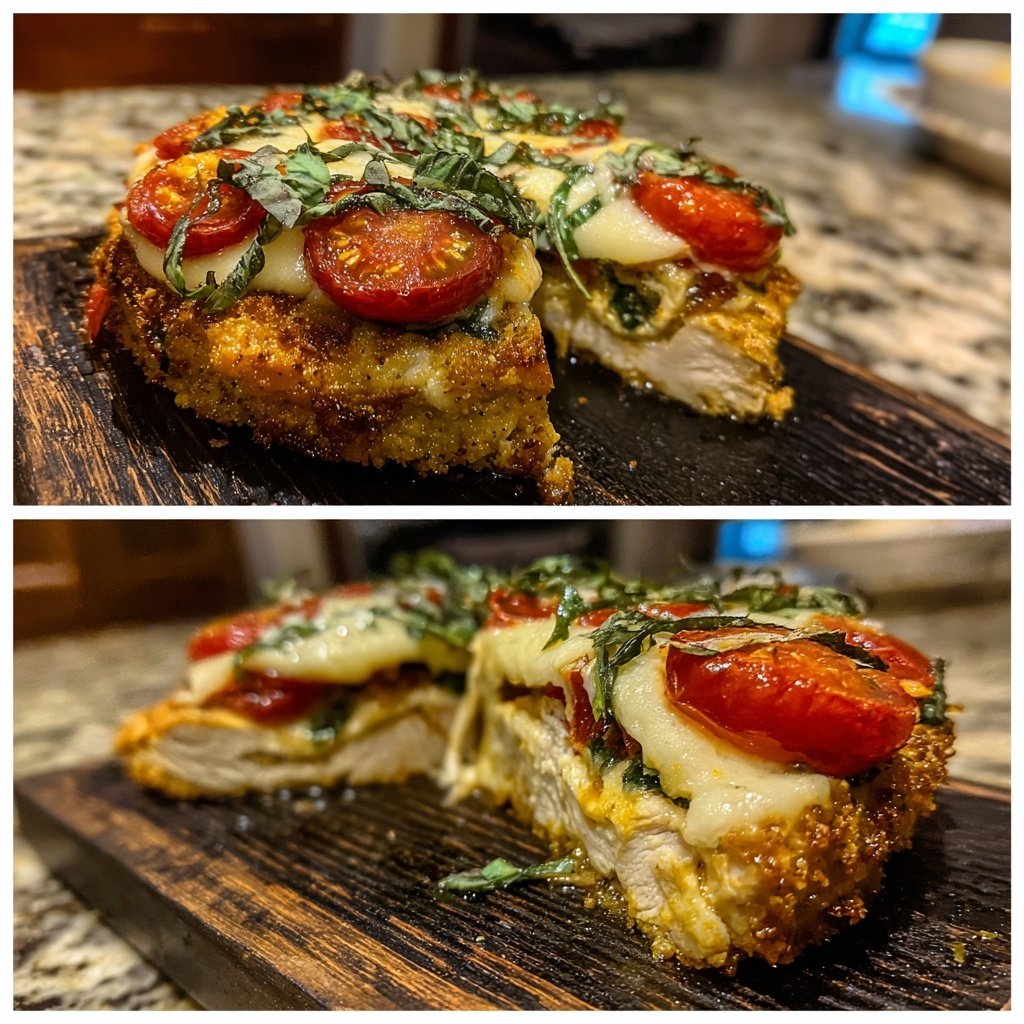 Healthy Chicken Caprese Bake
