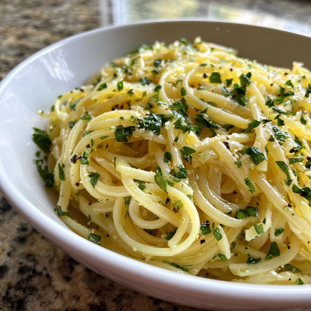 Quick & Easy 15-Minute Garlic Pasta