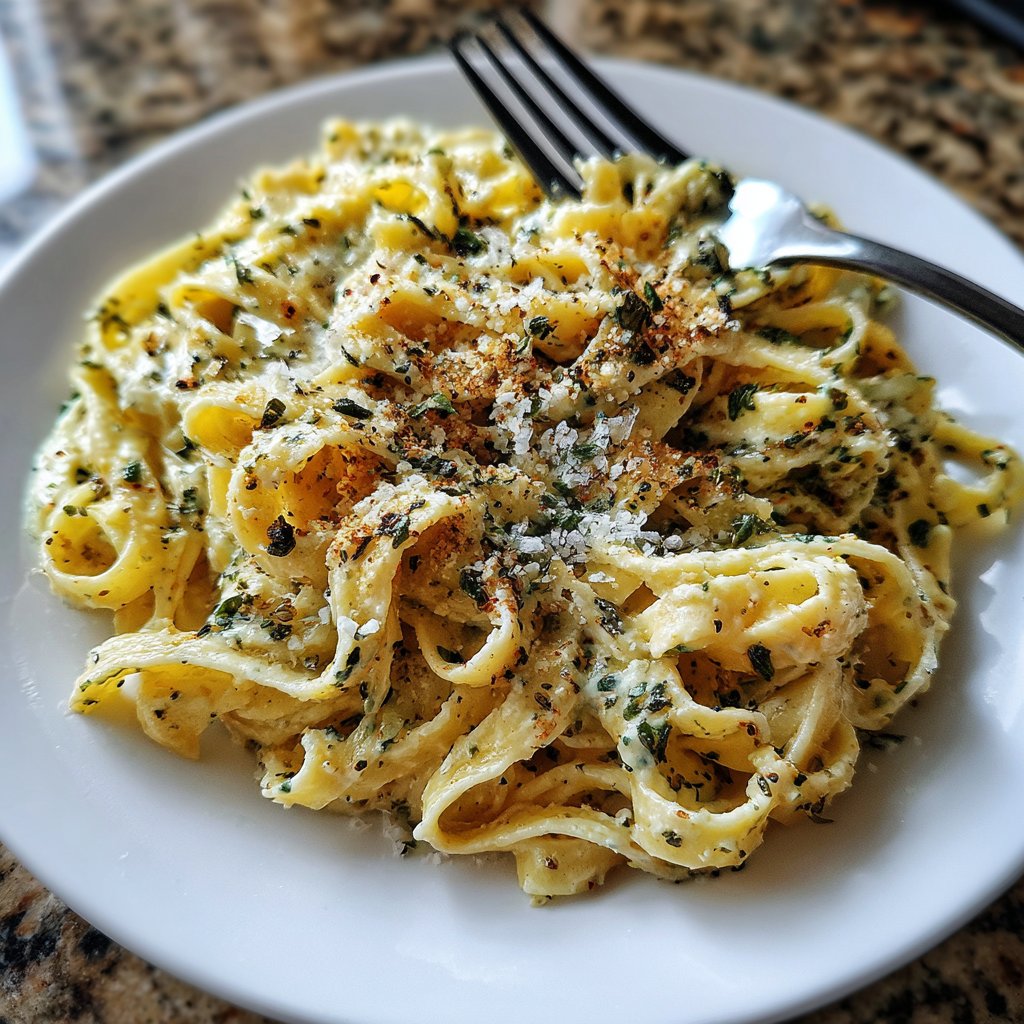 Rosemary Cream Fettuccine