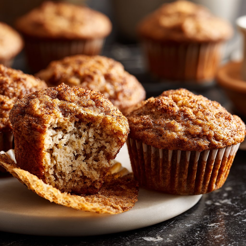 Healthy Muffins With Banana And Cinnamon