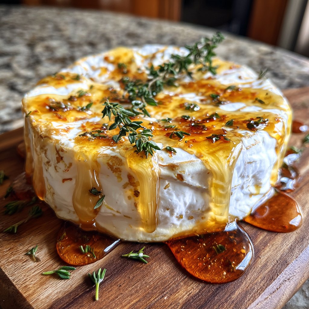 Camembert with Honey and Thyme