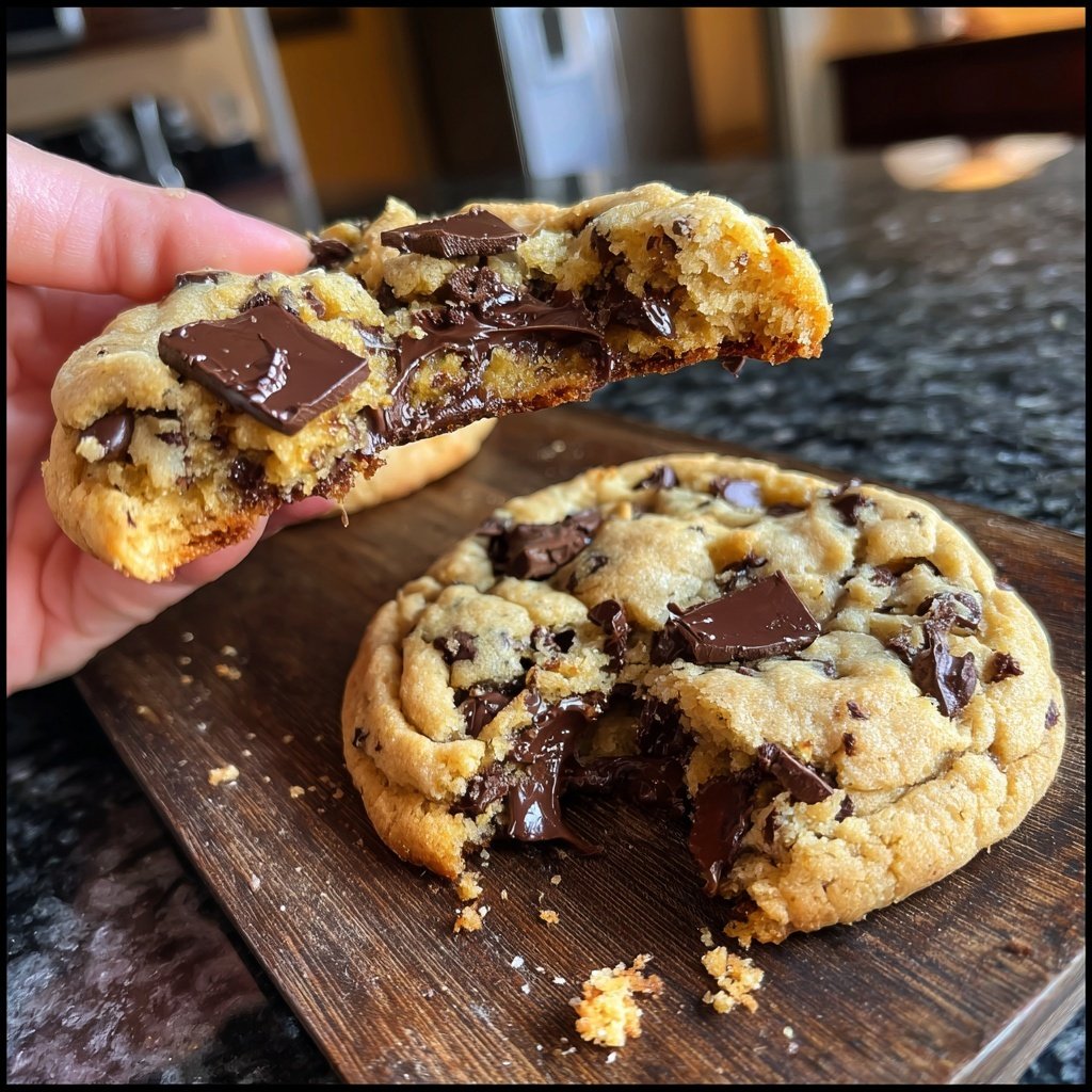 Ultra Thick Bakery Style Chocolate Chip Cookies