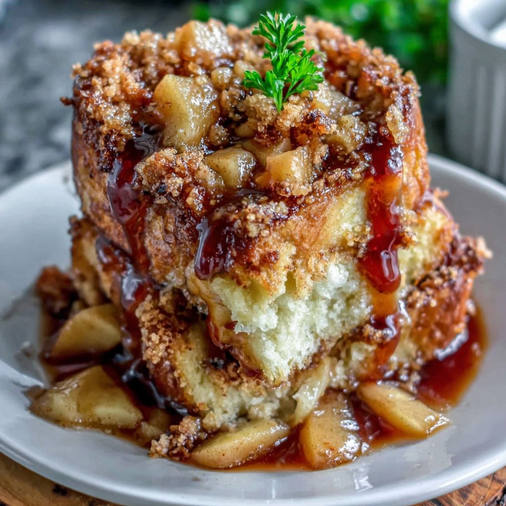 Apple Cinnamon Baked French Toast