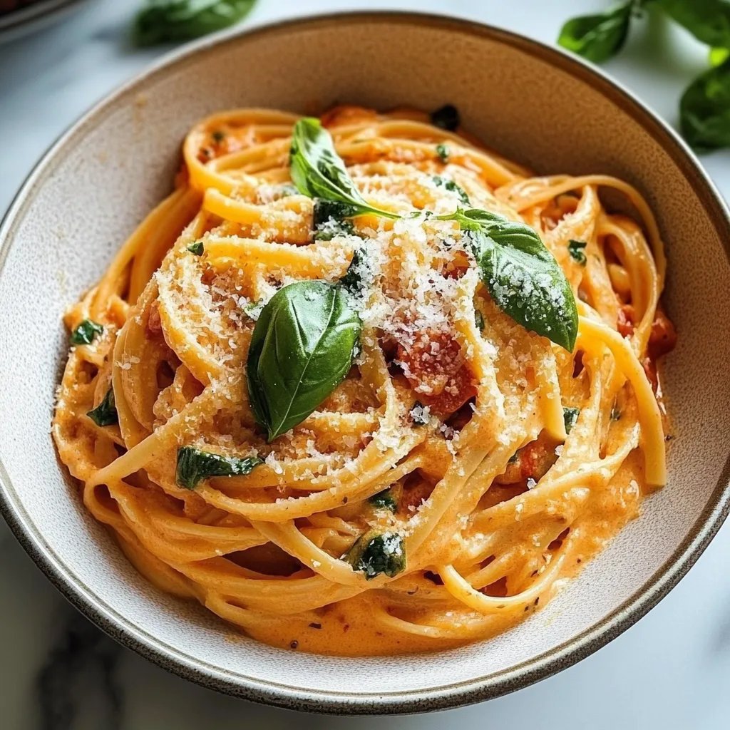 Easy One Pot Creamy Tomato Pasta