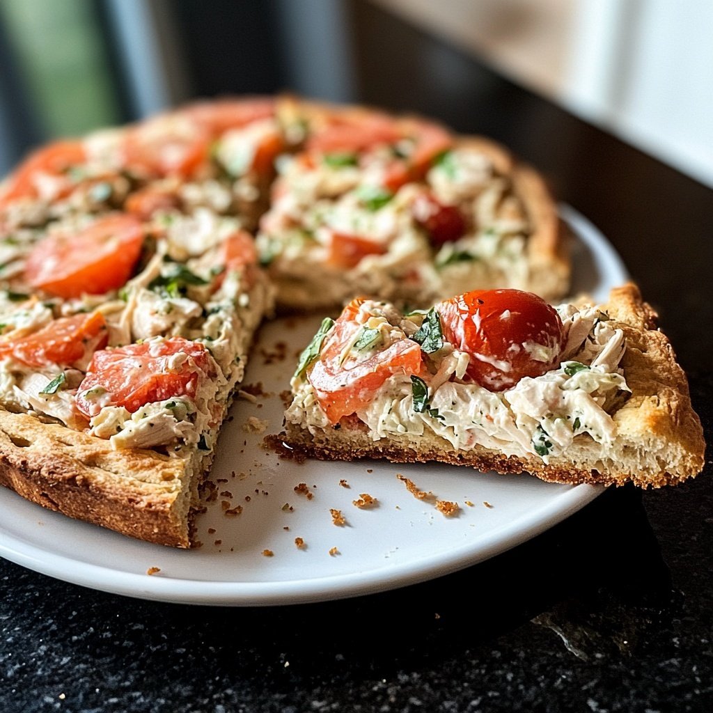 Tomatenbroodjes met Kipsalade