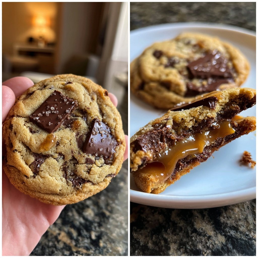 Salted Caramel Chocolate Cookies: Perfectly Sweet and Savory